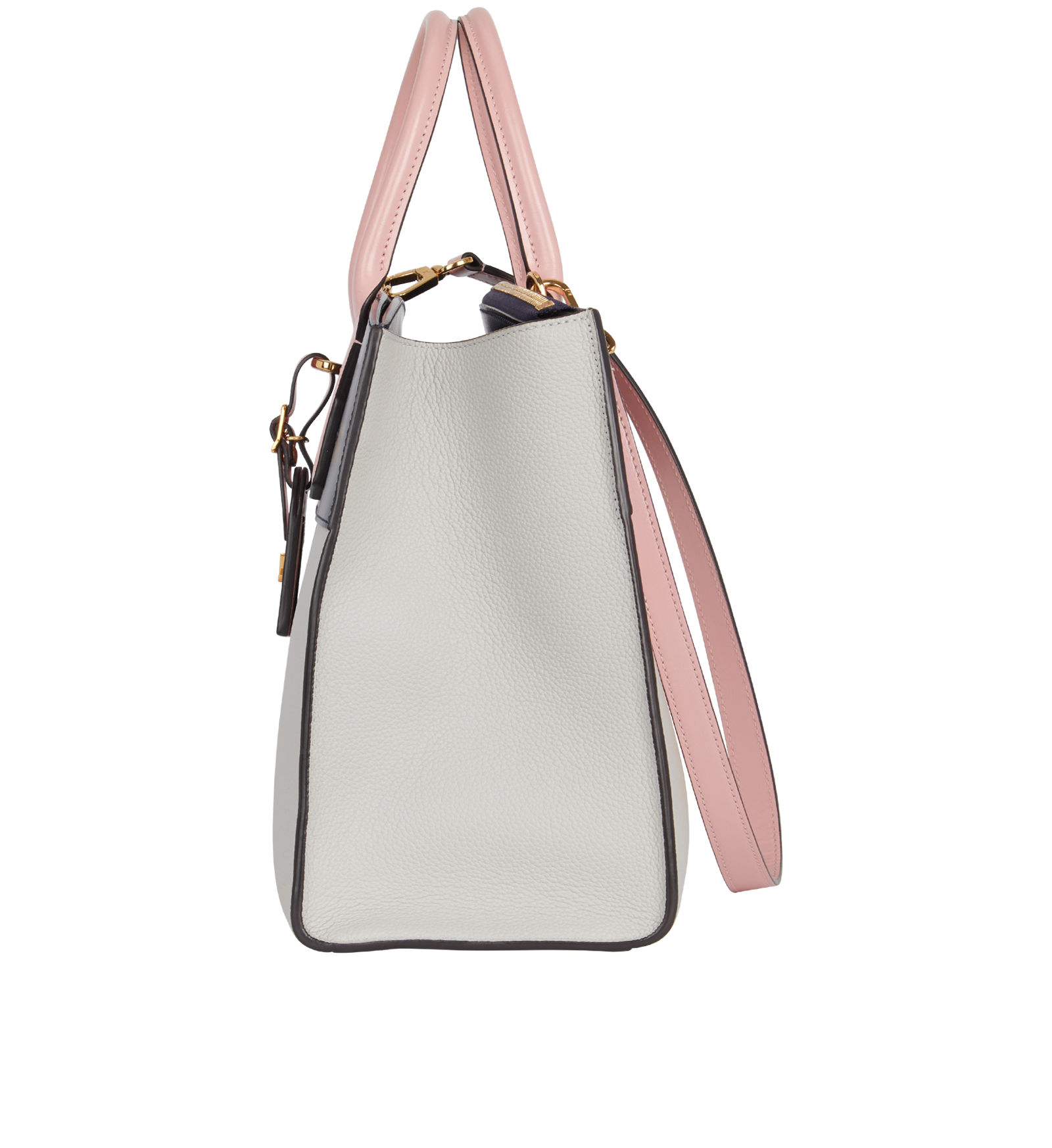 City Steamer MM, &pound;750, Handbags, Blue/Grey/Pink, Leather, Bottom view